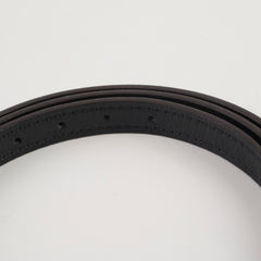 Hermes Gamma Belt Etoupe/ Black size 90