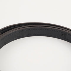 Hermes Gamma Belt Etoupe/ Black size 90
