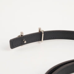 Hermes Gamma Belt Etoupe/ Black size 90