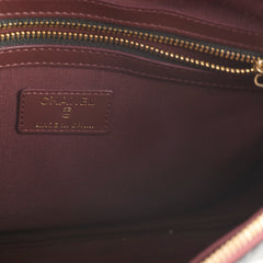 Chanel O case Clutch Caviar Black