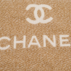 Chanel Wool Scarf Beige