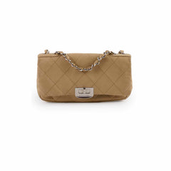 Chanel Lambskin Flap Bag Beige