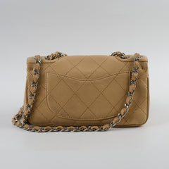 Chanel Lambskin Flap Bag Beige