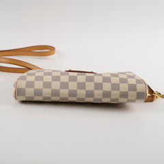 Louis Vuitton Eva Clutch Damier Azur