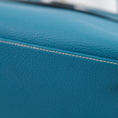 Hermes Kelly 28 Togo Leather Blue Jeans - G square (2003)