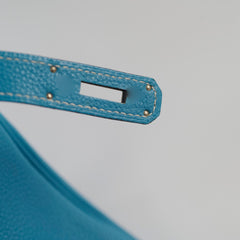 Hermes Kelly 28 Togo Leather Blue Jeans - G square (2003)