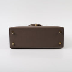 Hermes Kelly 25 Epsom GHW Etain Y Stamp