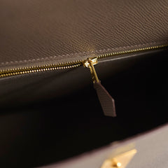 Hermes Kelly 25 Epsom GHW Etain Y Stamp
