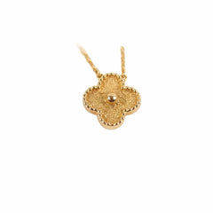 Van Cleef & Arpels Vintage Alhambra 18k Yellow Gold Necklace