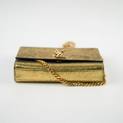 Saint Laurent Small Kate Gold Metallic