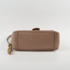 Gucci Medium GG Marmont Top Handle Dusty Pink