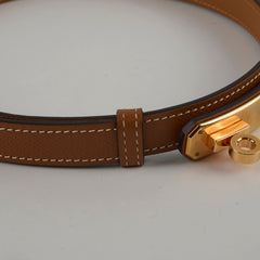 Hermes Kelly Belt Adjustable Epsom Gold 2022
