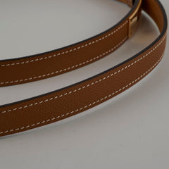 Hermes Kelly Belt Adjustable Epsom Gold 2022