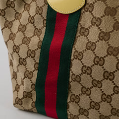 Gucci GG supreme Canvas Tote Bag Yellow