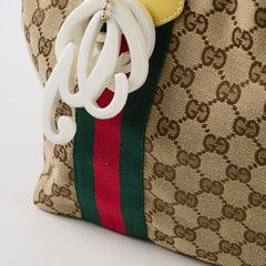 Gucci GG supreme Canvas Tote Bag Yellow