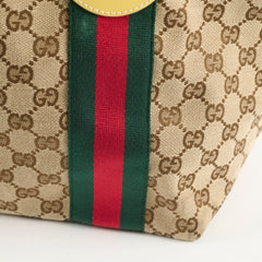 Gucci GG supreme Canvas Tote Bag Yellow