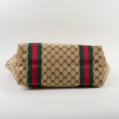 Gucci GG supreme Canvas Tote Bag Yellow
