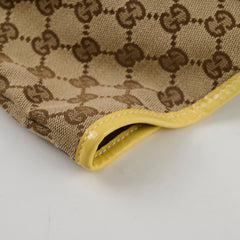 Gucci GG supreme Canvas Tote Bag Yellow