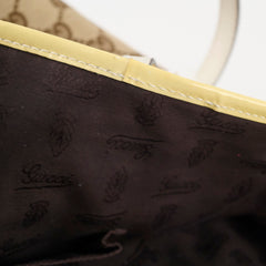 Gucci GG supreme Canvas Tote Bag Yellow
