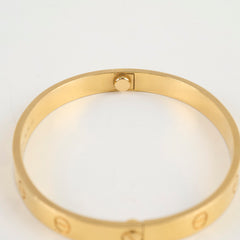 Cartier Love Bracelet Yellow Gold Size 18