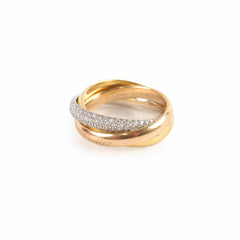 Cartier Trinity Classic Model Semi Pave Size 51