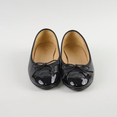 Chanel Lambskin Ballet Flats Black Size 36.5