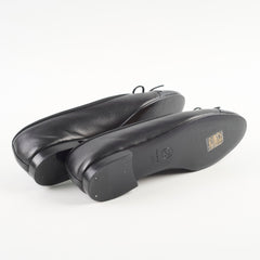 Chanel Lambskin Ballet Flats Black Size 36.5