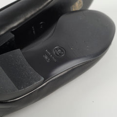Chanel Lambskin Ballet Flats Black Size 36.5