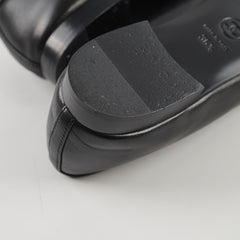 Chanel Lambskin Ballet Flats Black Size 36.5