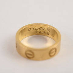 Cartier Love Ring SIze 50 Gold