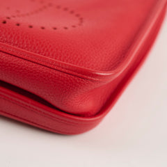 Hermes Evelyne 29 Clemence Red Stamp A (2017)