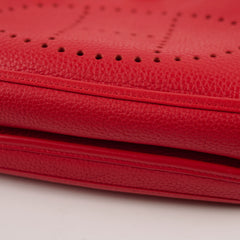 Hermes Evelyne 29 Clemence Red Stamp A (2017)