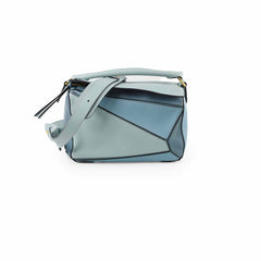 Loewe Small Puzzle Bag Tri- Color Blue