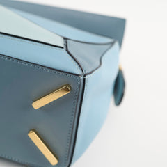 Loewe Small Puzzle Bag Tri- Color Blue