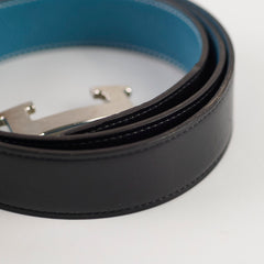 Hermes Constance Belt Blue Jeans Size 90