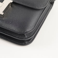 Hermes Constance 18 Epsom Noir B Stamp 2023