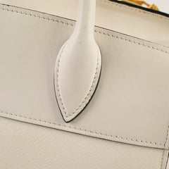Prada Saffiano Tote Bag White