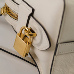 Prada Saffiano Tote Bag White