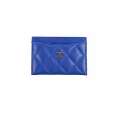 Chanel Card Holder Blue