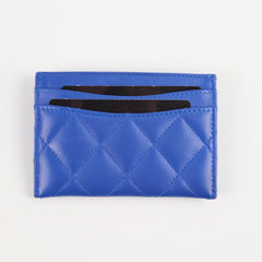Chanel Card Holder Blue
