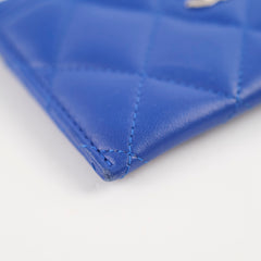 Chanel Card Holder Blue