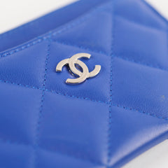 Chanel Card Holder Blue