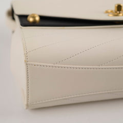 Deal of The Week - Chanel Chevron Envelope Flap White
