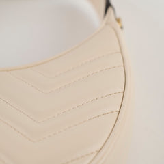 Gucci Small Marmont  Shoulder Bag Ivory