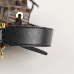 Fendi Mini Mon Tresor Bucket Bag Brown