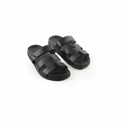 Hermes Chypre Women Size 40 Black Sandals 2025