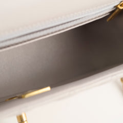 Chanel Mini Rectangular With Top Handle Light Grey