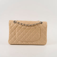 Chanel Medium/Large Double Classic Flap Beige