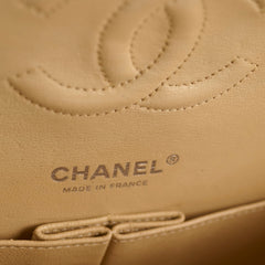 Chanel Medium/Large Double Classic Flap Beige