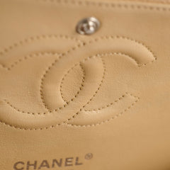Chanel Medium/Large Double Classic Flap Beige